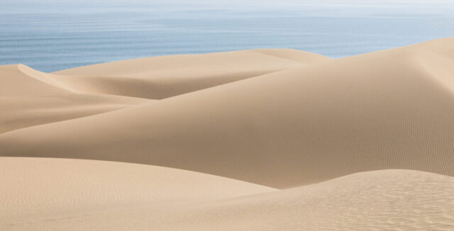 Namib Dunes Dunes near Sandwhich Harbour, Namibia.