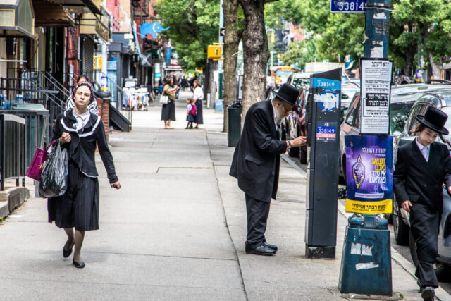 Orthodoxe Juden in Williamsburg, New York, USA